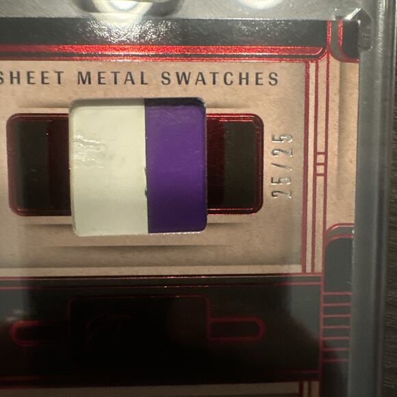 Matt DiBenedetto 25/25 SHEET METAL SWATCHES GOLD SP 2025 Panini Turn Four NASCAR - Picture 2 of 4
